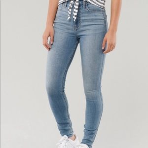 Hollister high rise super skinny jeans